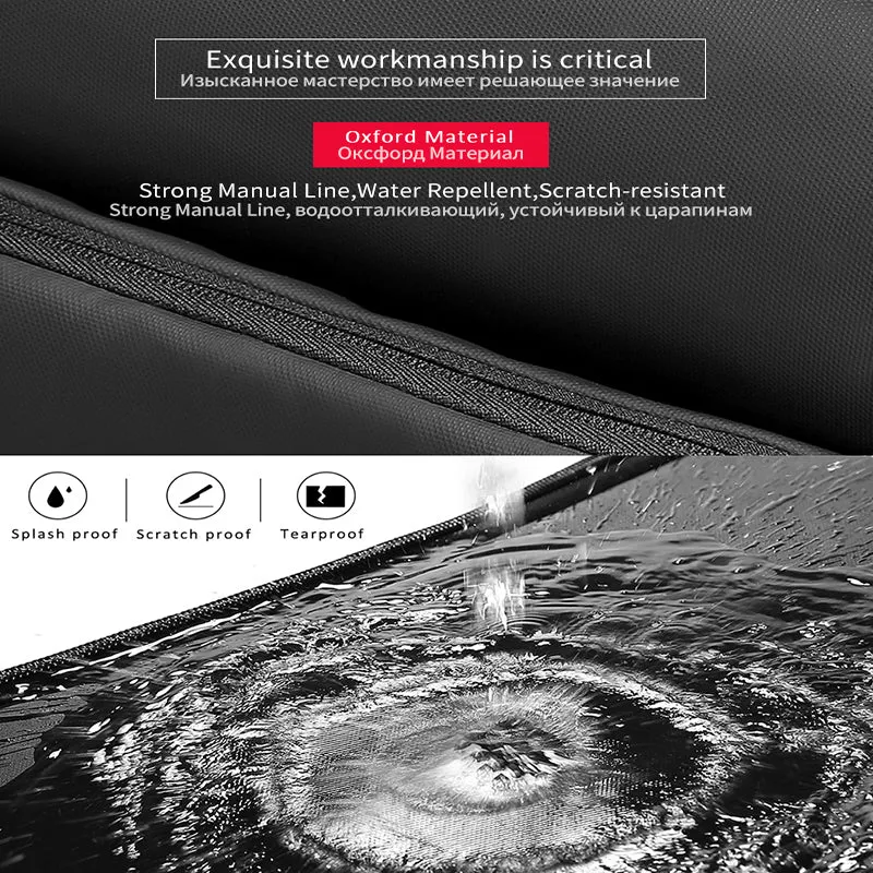 17 Inch Business Travel Laptop Backpack For Men Waterproof Functional with USB Charging Backpacks