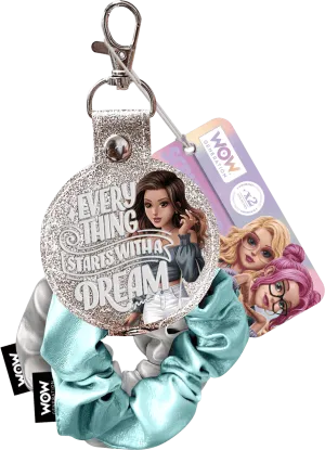 2 In 1 Scrunchie & Keychain In Cdu Wow Generation
