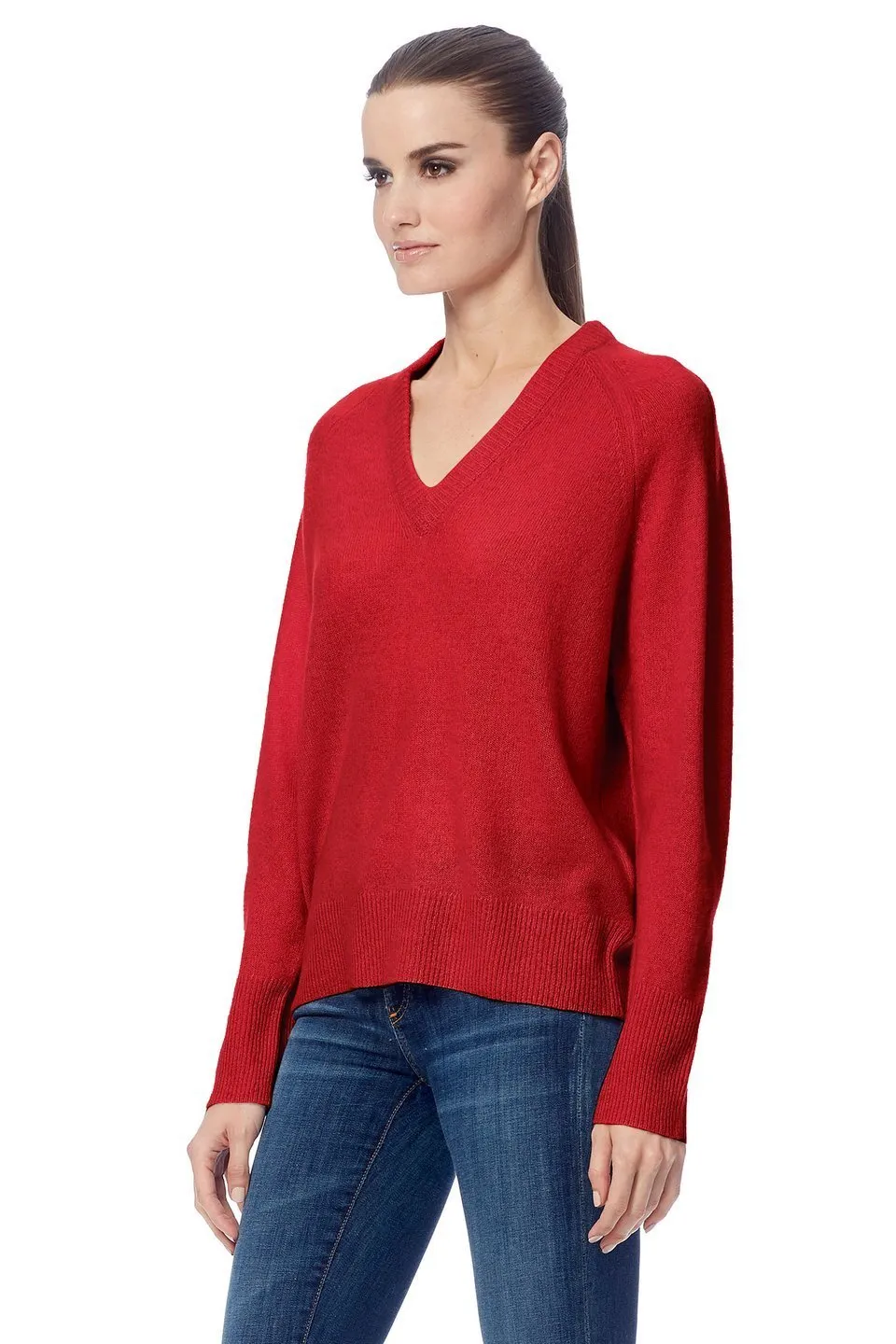 360 Cashmere - Callie Cashmere Sweater in Brick