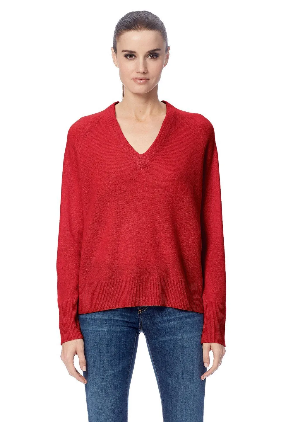 360 Cashmere - Callie Cashmere Sweater in Brick