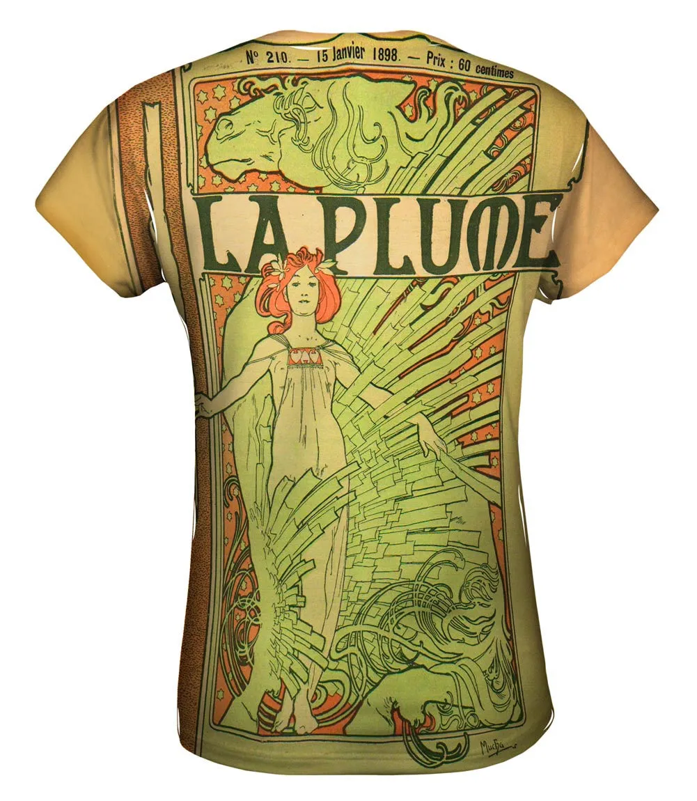 Alphonse Mucha - "La Plume" (1898)