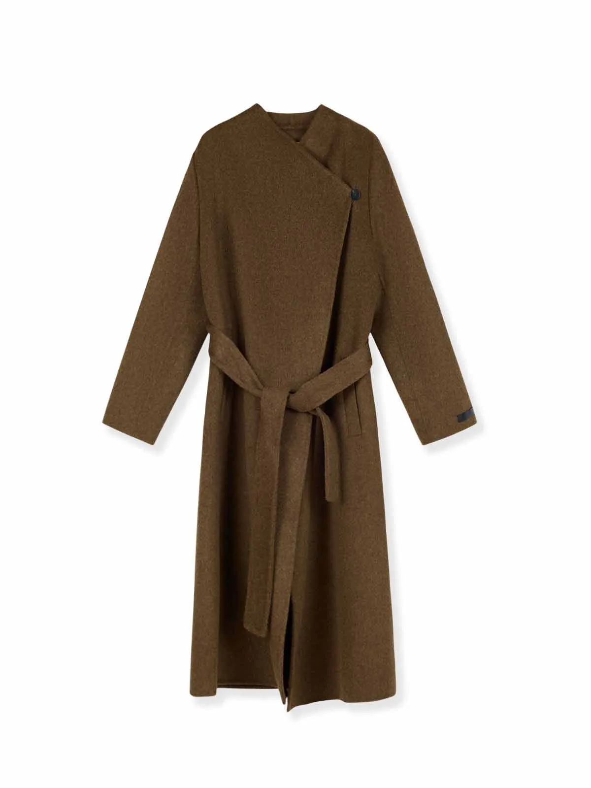 ASOBIO Removable Scarf Wool Coat