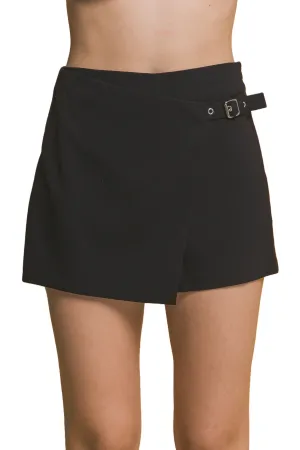 Beautiful Chaos Buckle Wrap Skirt