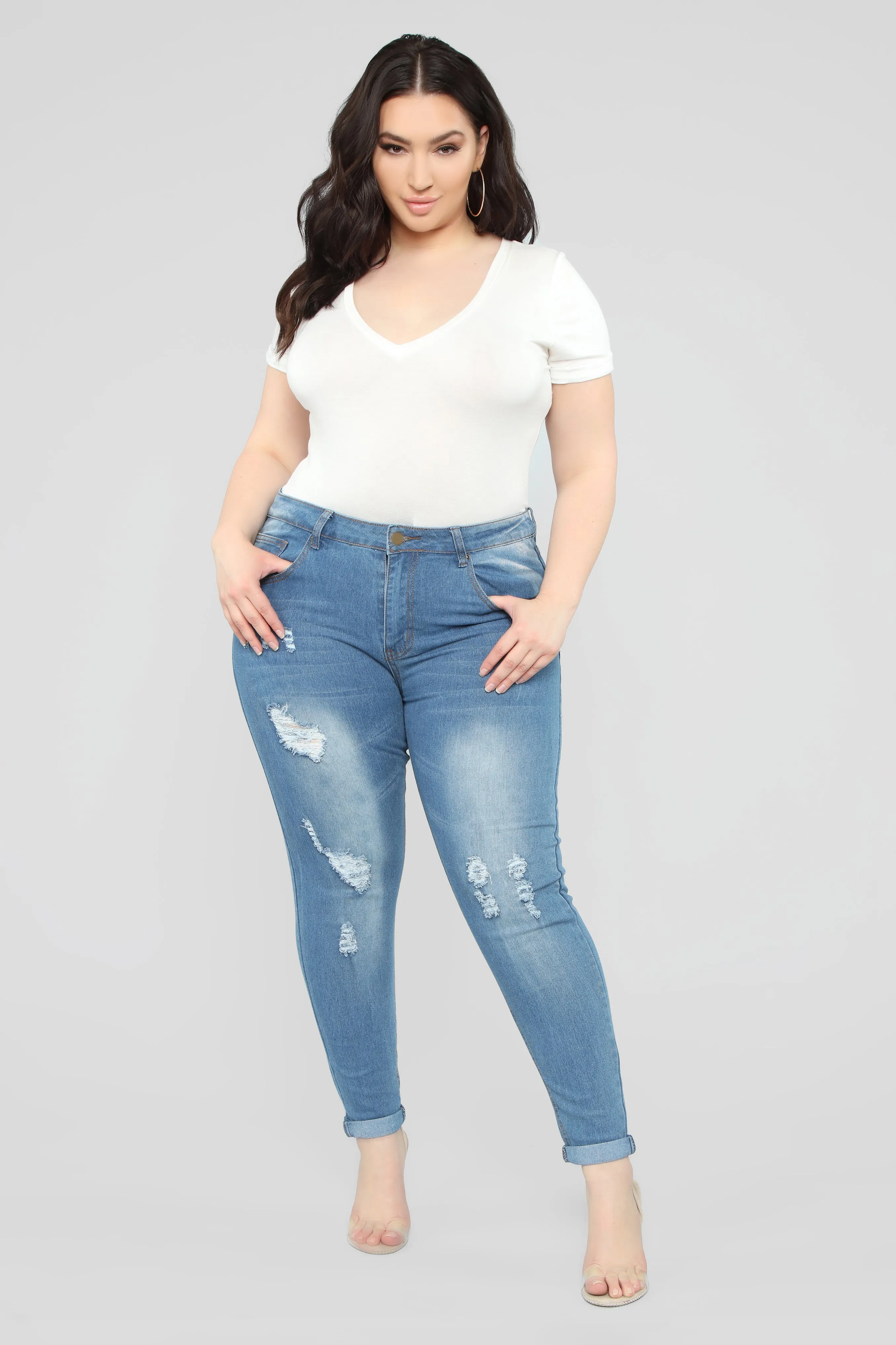 Before Sun Down Jeans - Light Blue Wash