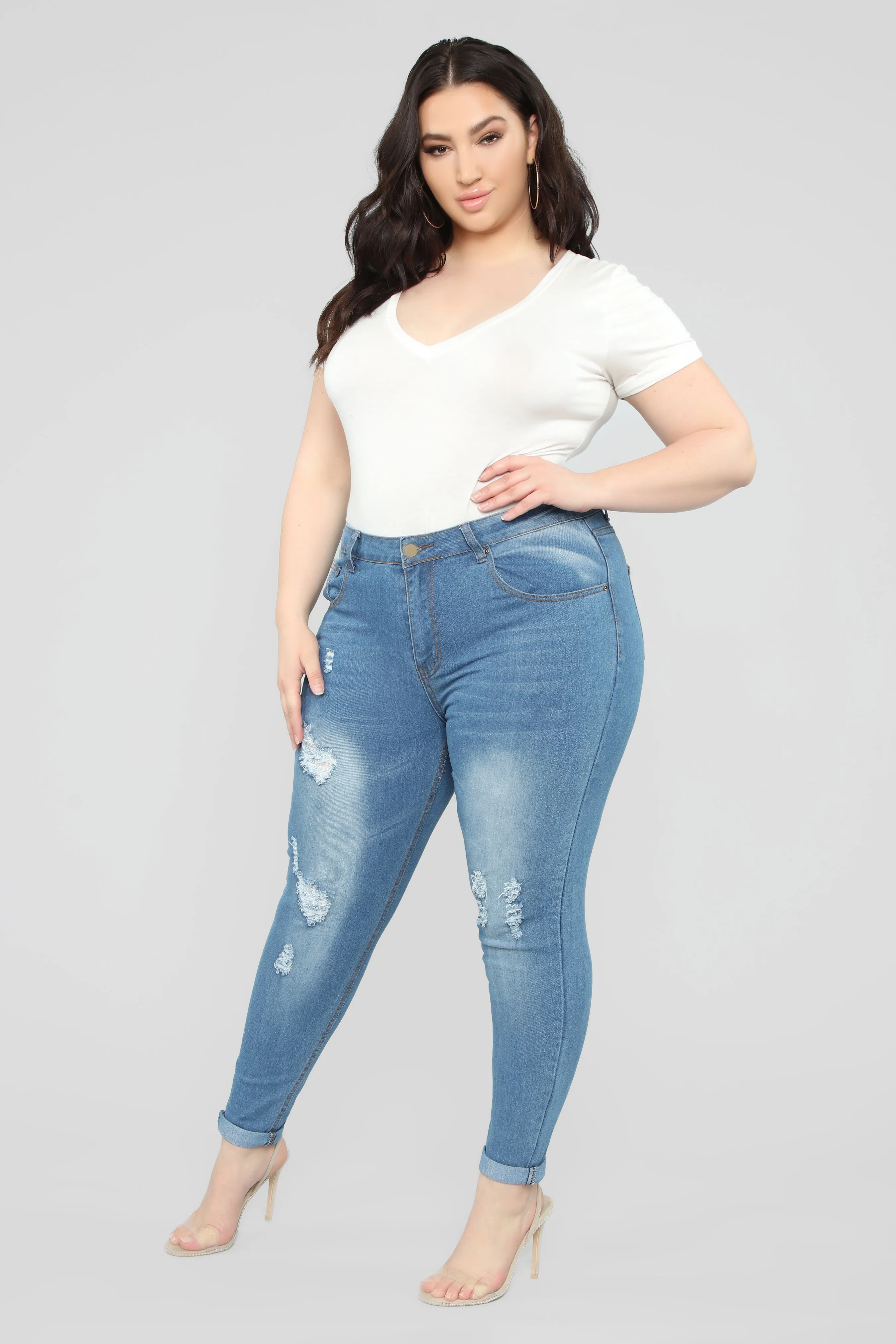 Before Sun Down Jeans - Light Blue Wash