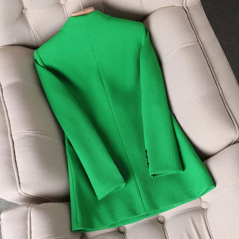 Blazer - Dames - Blazer van Hoogwaardige Stof met Elegante Pasvorm en Trendy Design