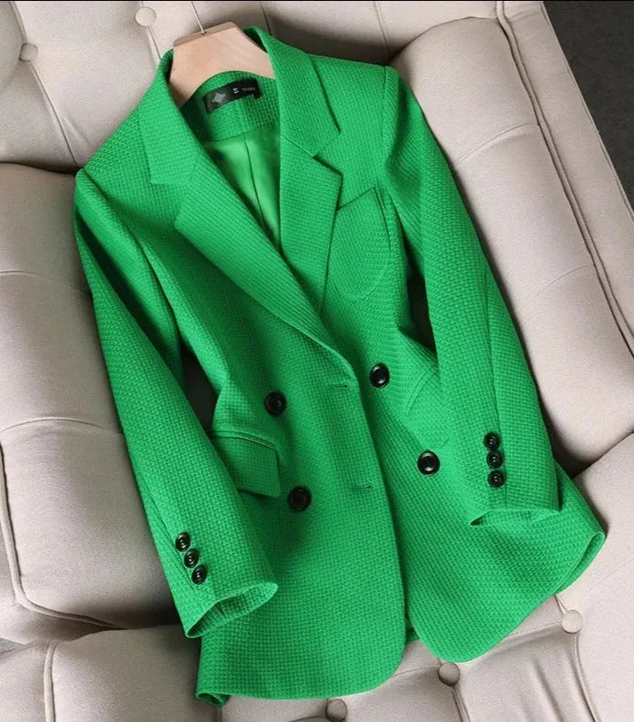 Blazer - Dames - Blazer van Hoogwaardige Stof met Elegante Pasvorm en Trendy Design