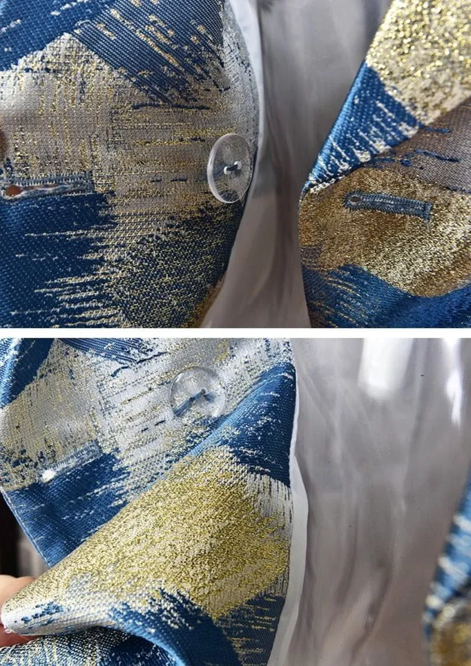 Blazer - Dames - Double-Breasted, Stijlvol en Tijdloos Design met Luxe Materiaal