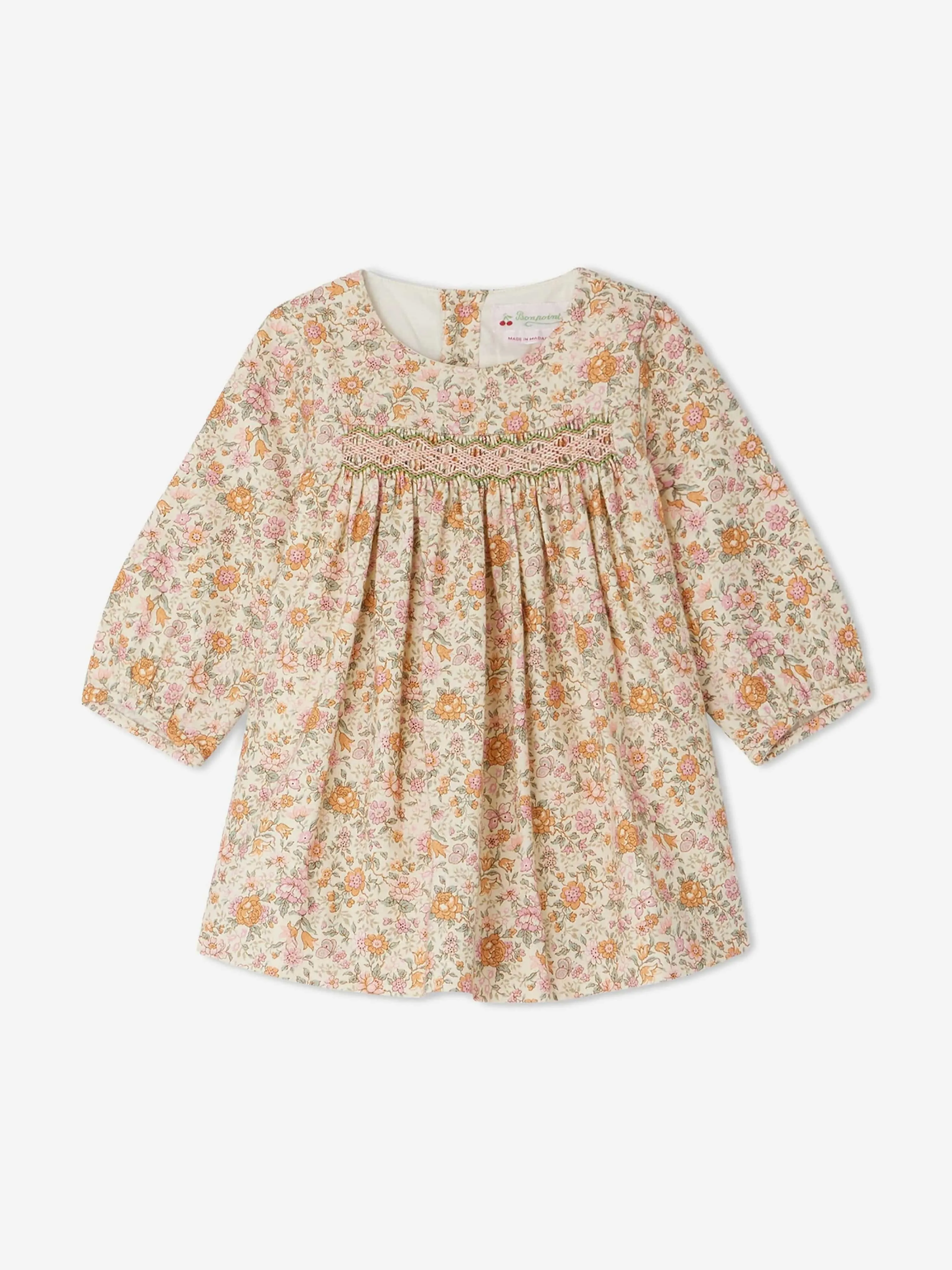 Bonpoint Baby Girls Felicie Smocked Dress in Multicolour
