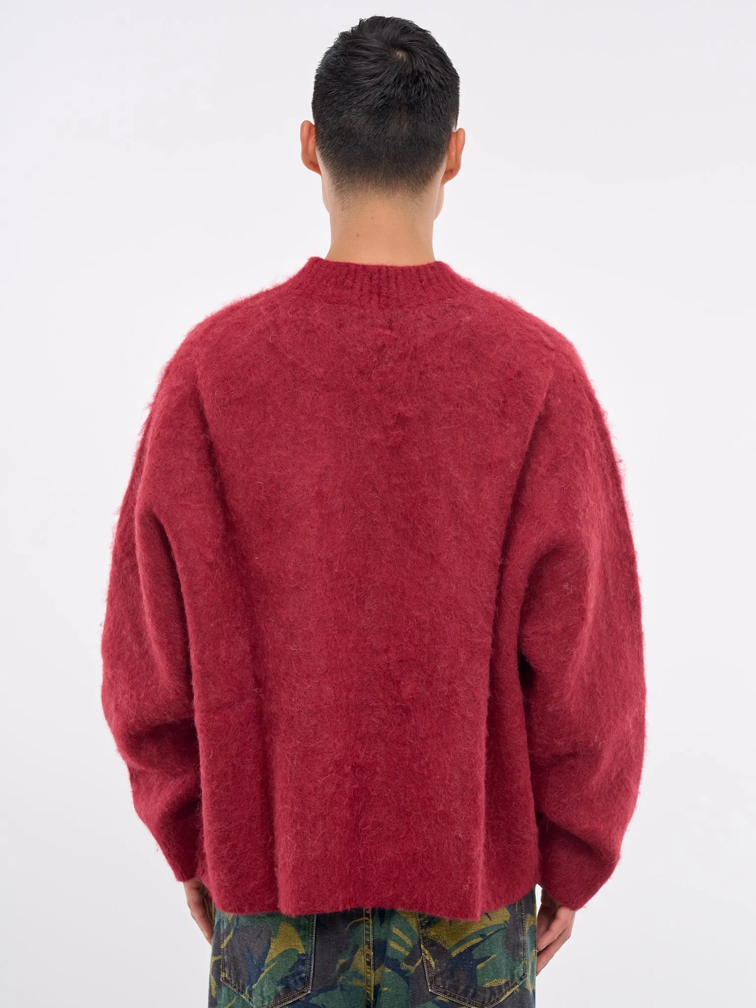 Brush Mohair Jumper (948YA01102-RED)