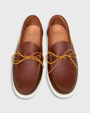 Camp Moccasin in Bourbon Leather