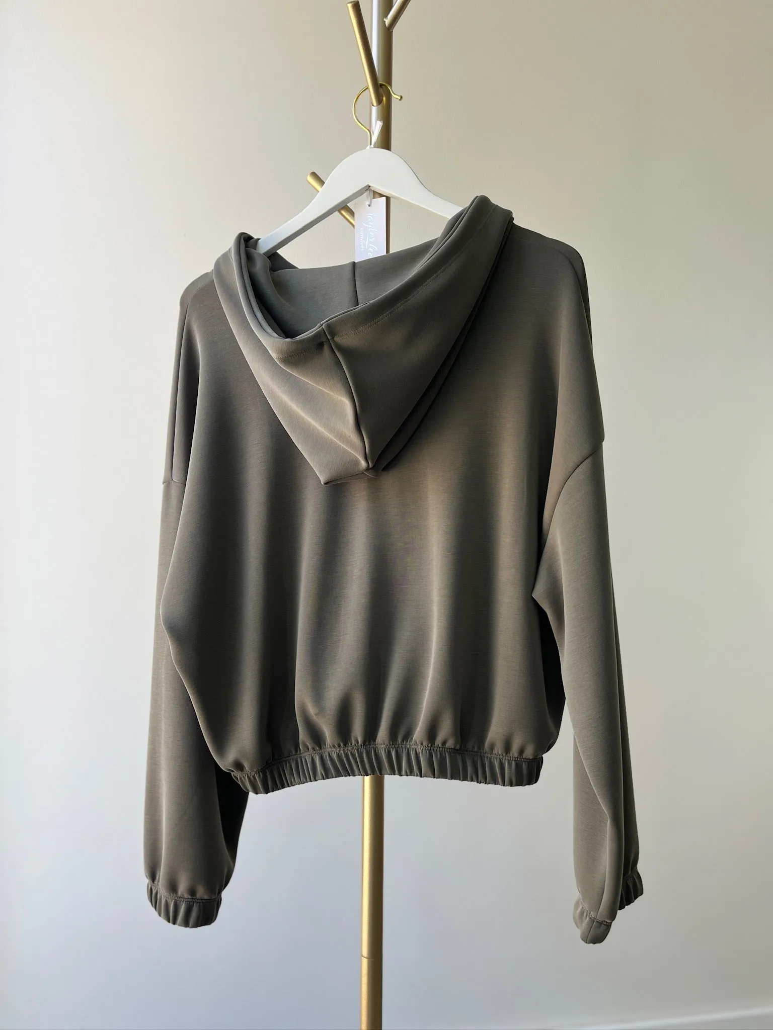 Cloud Collection Olive Hoodie