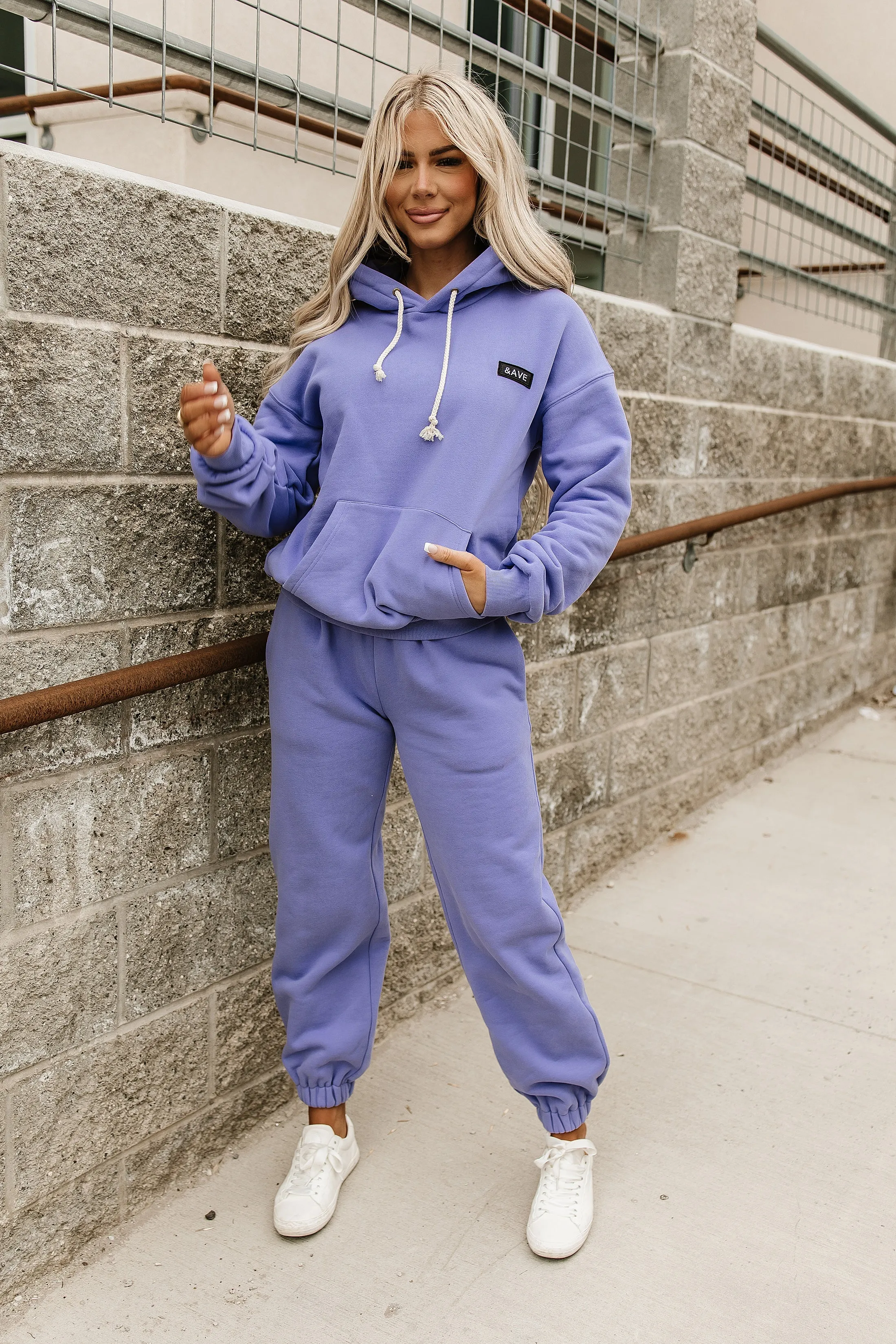 Comfort Zone Joggers (Lilac)