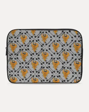 Cyclone Gray- Diamond Pattern 2023 - theagencyheadquarters Laptop Sleeve