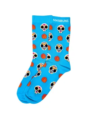 Día de Los Muertos (Day of the Dead) Novelty Unisex Crew Socks