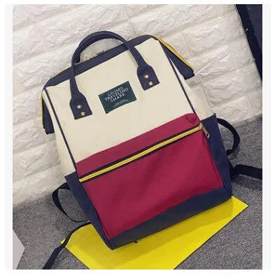 DIDA BEAR Fashion Women Backpacks Female Denim School Bag For Teenagers Girls Travel Rucksack Kanken Space Backpack Sac A Dos