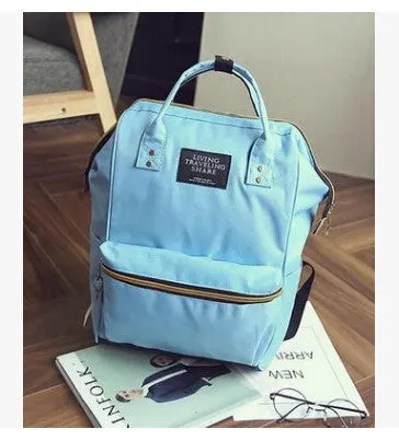 DIDA BEAR Fashion Women Backpacks Female Denim School Bag For Teenagers Girls Travel Rucksack Kanken Space Backpack Sac A Dos