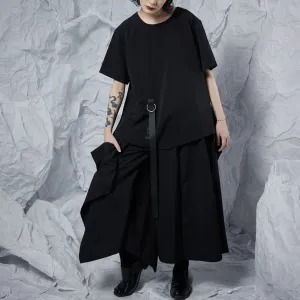 Draping Wide-Sleeve Top