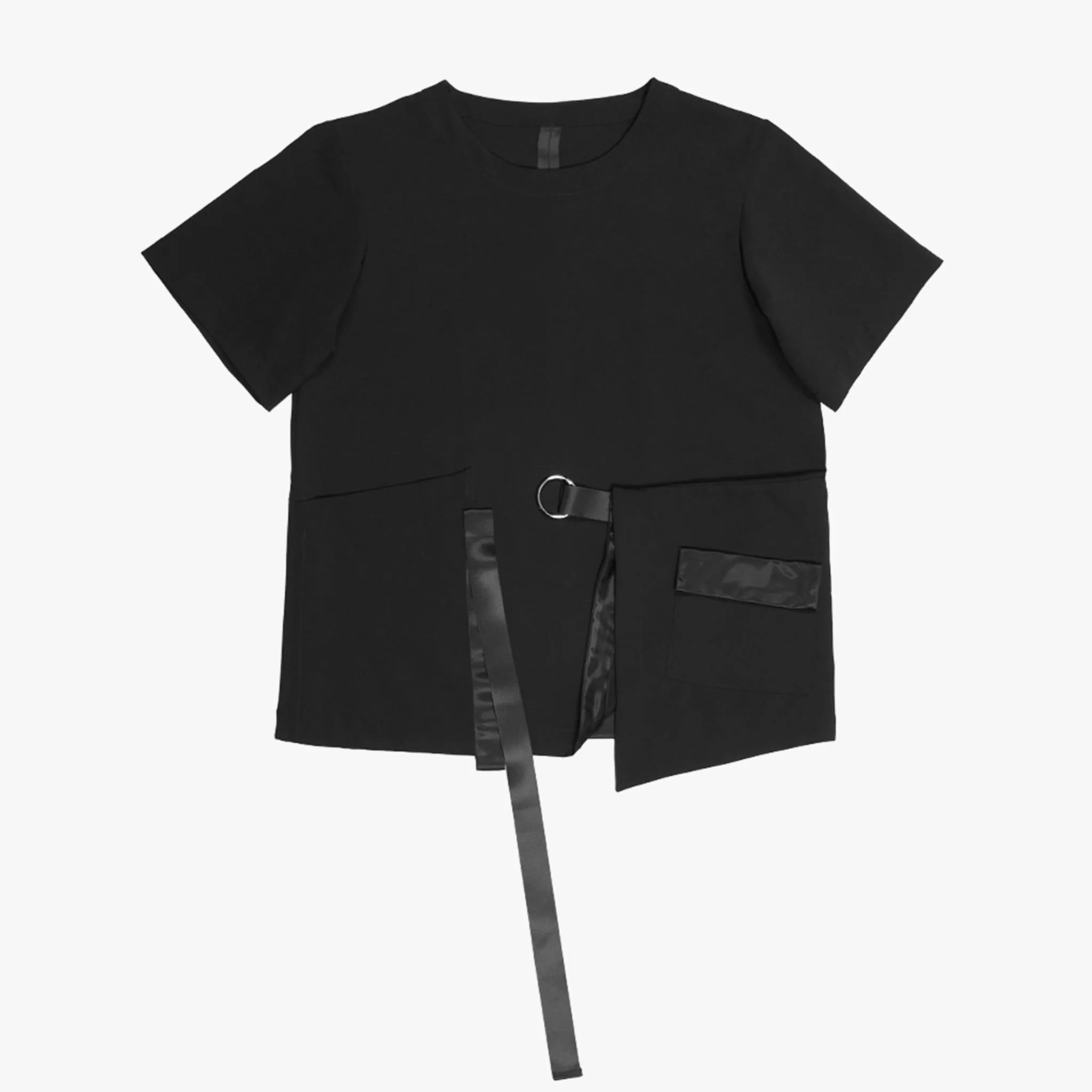 Draping Wide-Sleeve Top