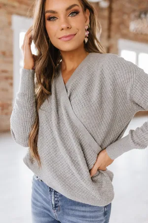 Emmarie Knit Wrap Top | S-2XL | PRE ORDER