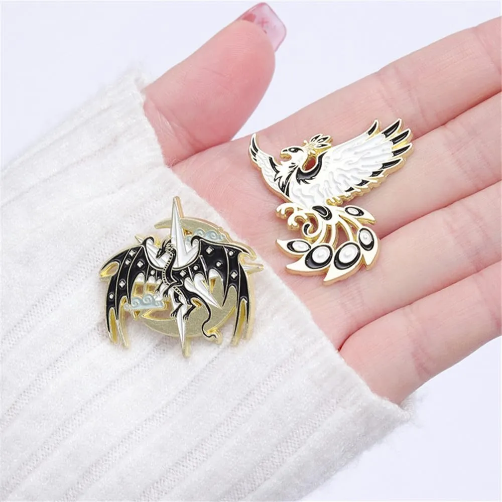 Enamel Pin Set Creative Lovely Brooch Pins Enamel Lapel Pin Lettering Pins Lapel Badge