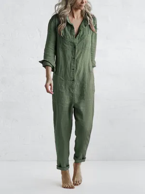 FIONA LONG-SLEEVE JUMPSUIT