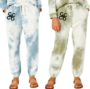 Girls Tie Dye Knit Joggers