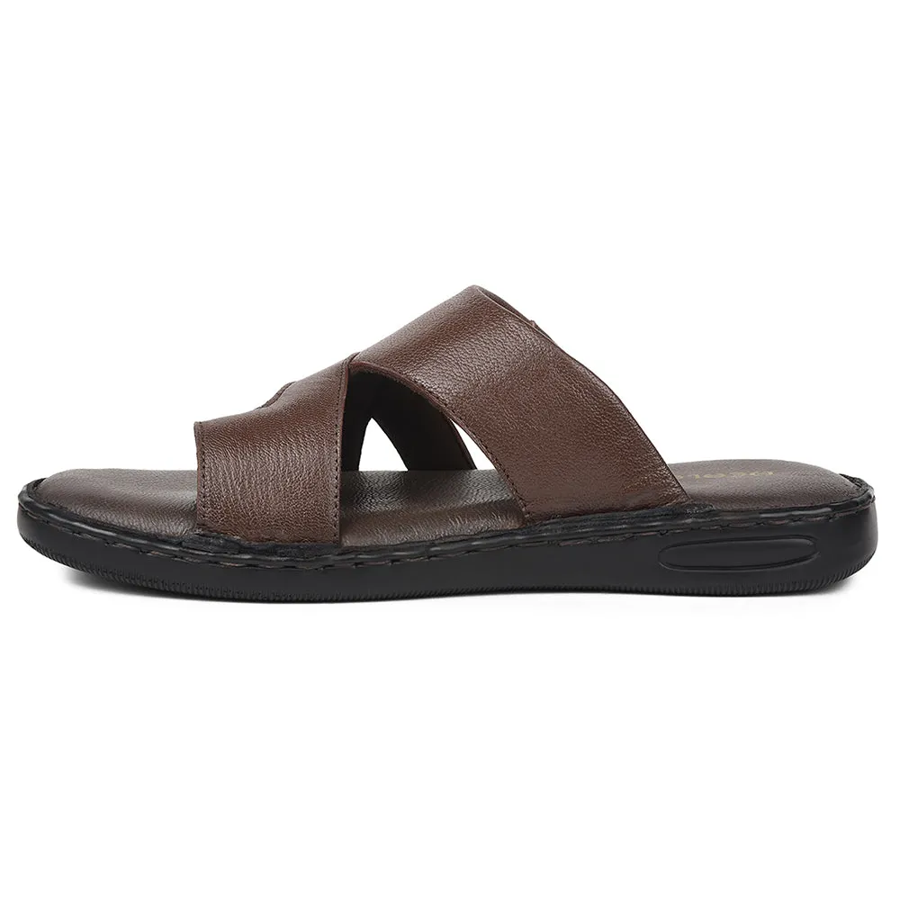 Healers Brown Casual Slipper For Mens AOL-10 By Liberty