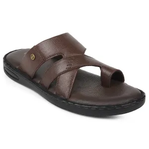 Healers Brown Casual Slipper For Mens AOL-10 By Liberty