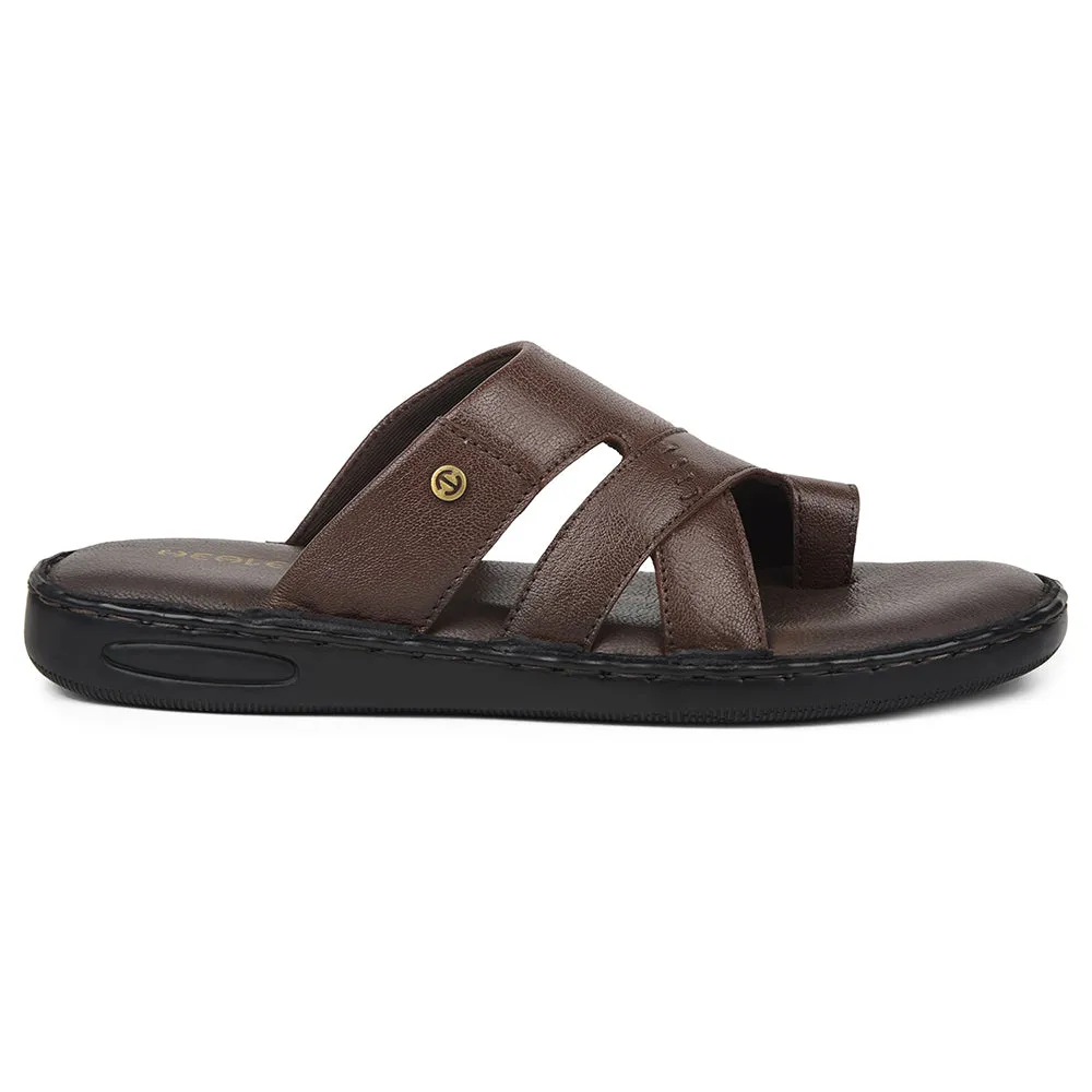 Healers Brown Casual Slipper For Mens AOL-10 By Liberty