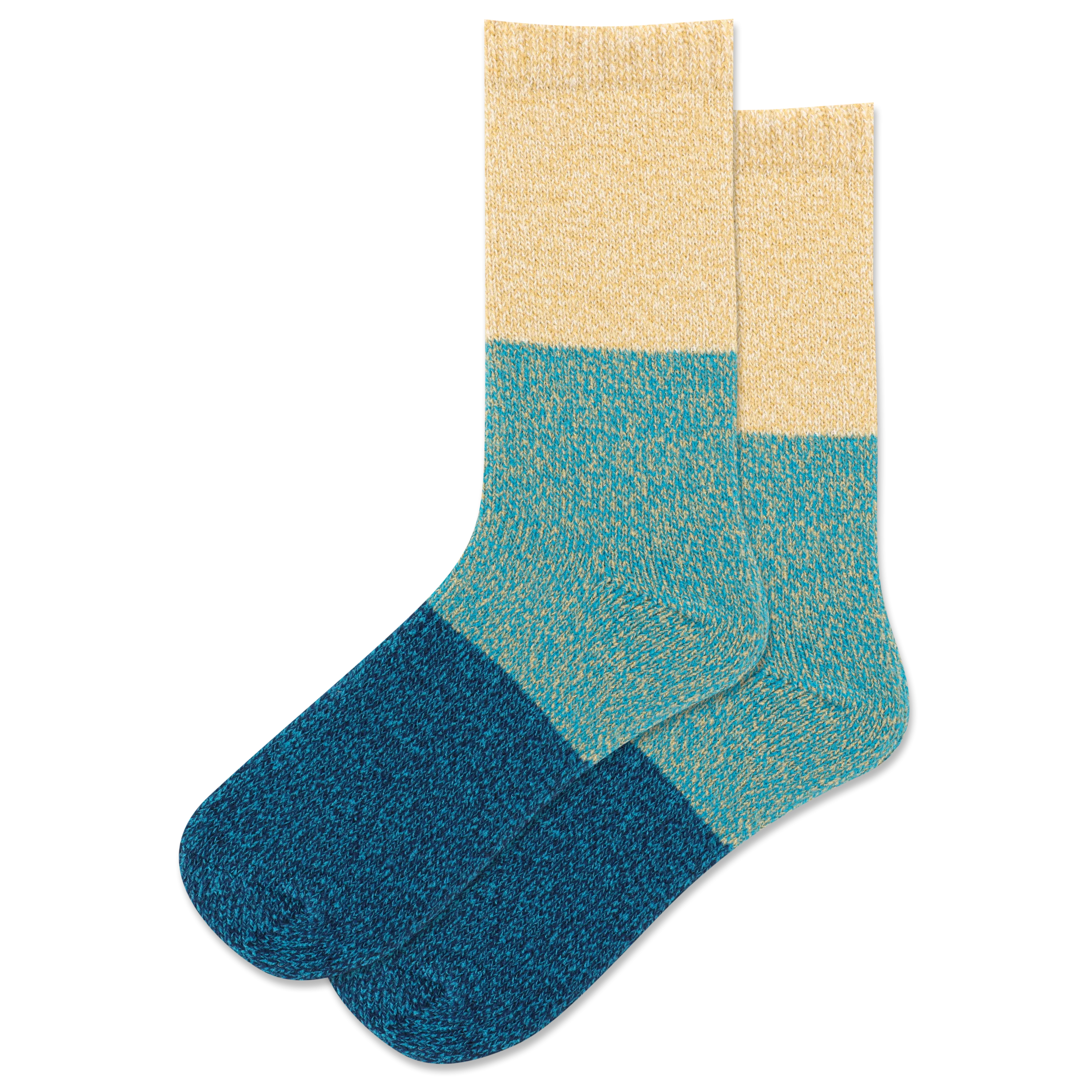 HOTSOX Women's Colorblock Boot Crew Sock