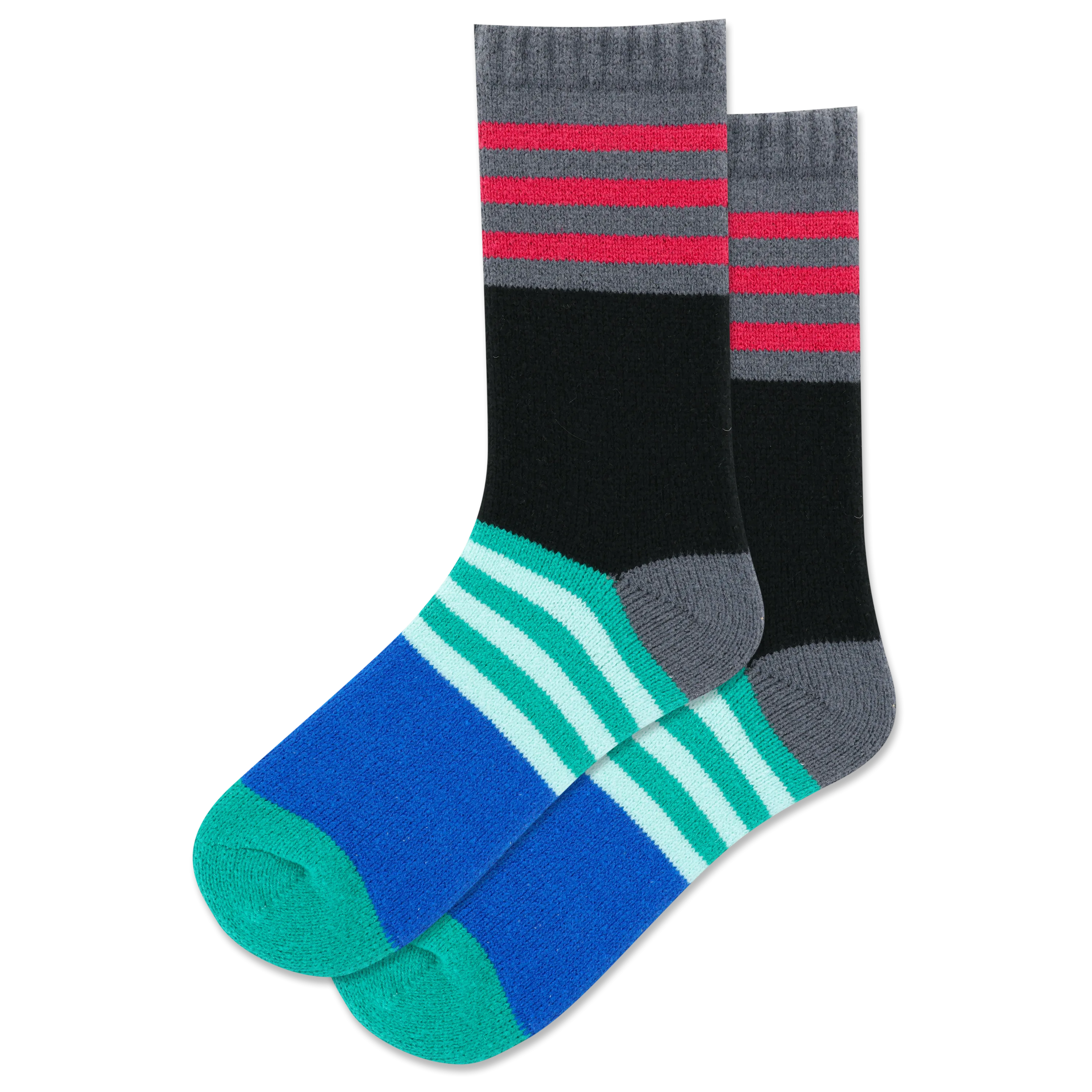 HOTSOX Women's Stripe Boot Crew Sock