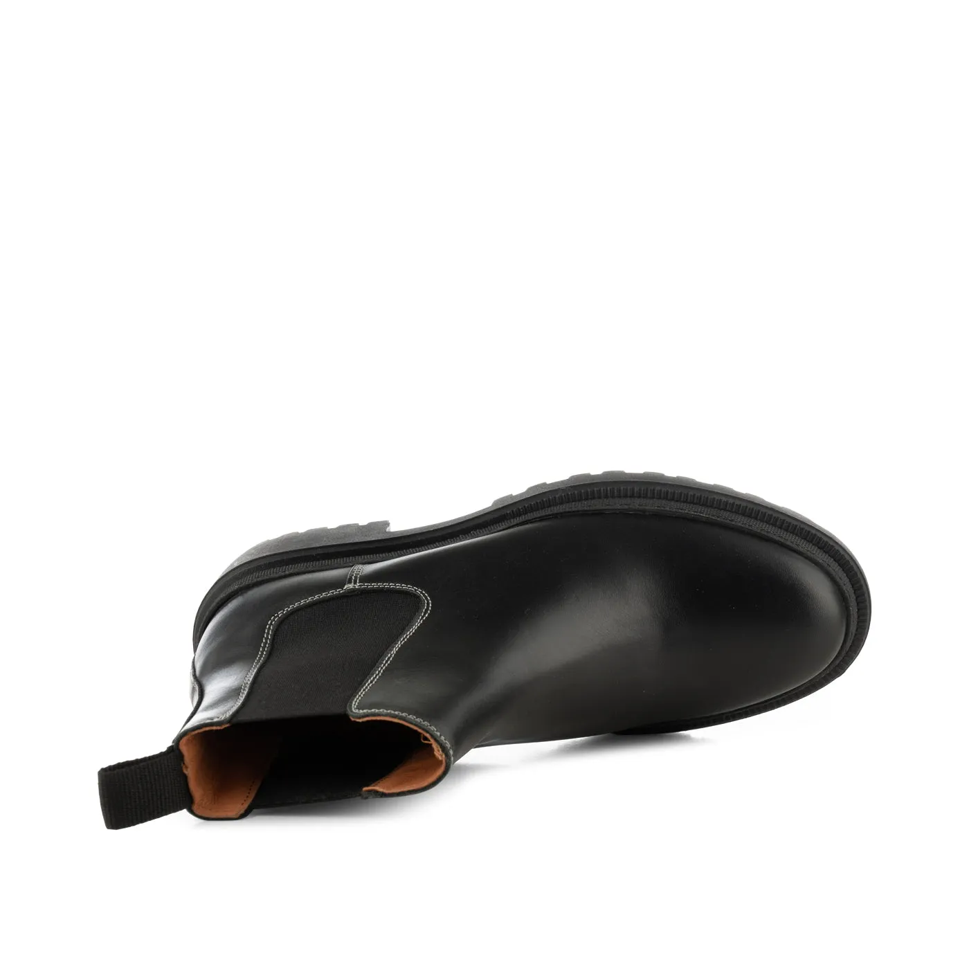 Iona chelsea boot leather - BLACK