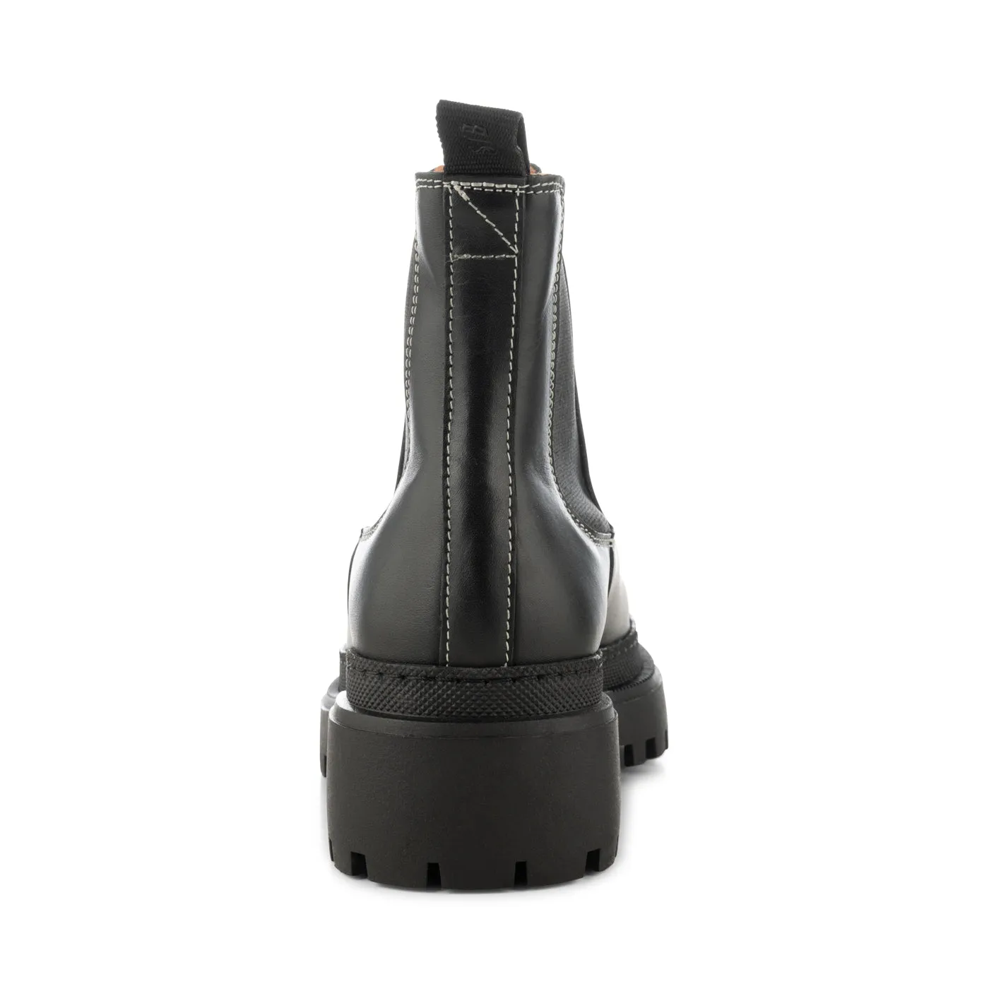 Iona chelsea boot leather - BLACK