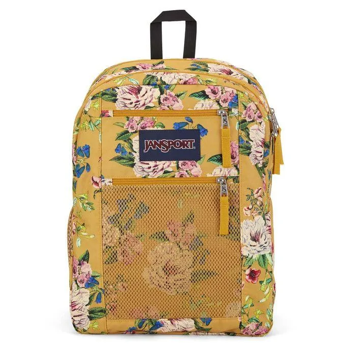 JANSPORT YELLOW FLORAL BACKPACK FOR GIRLS