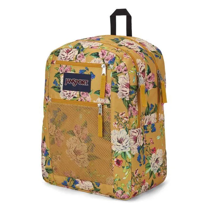 JANSPORT YELLOW FLORAL BACKPACK FOR GIRLS