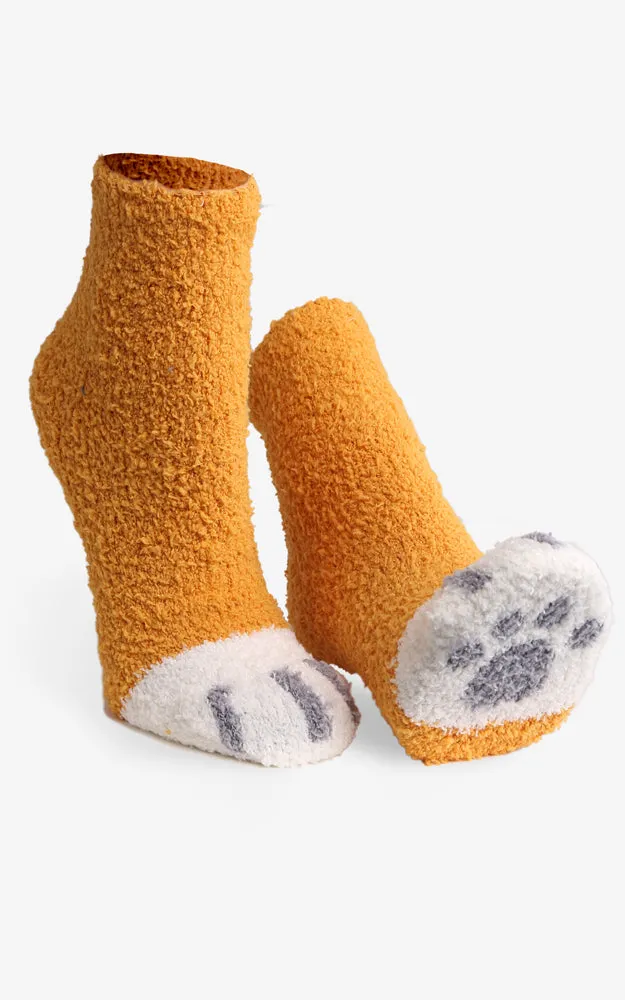 JCS102 Animal Pattern Fuzzy Socks (6prs Pack)