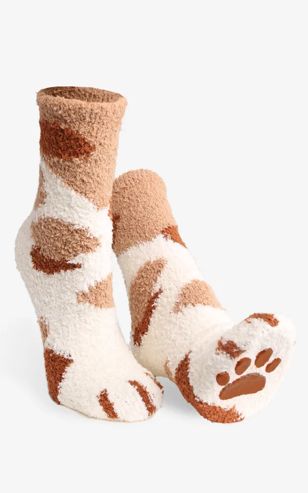 JCS102 Animal Pattern Fuzzy Socks (6prs Pack)