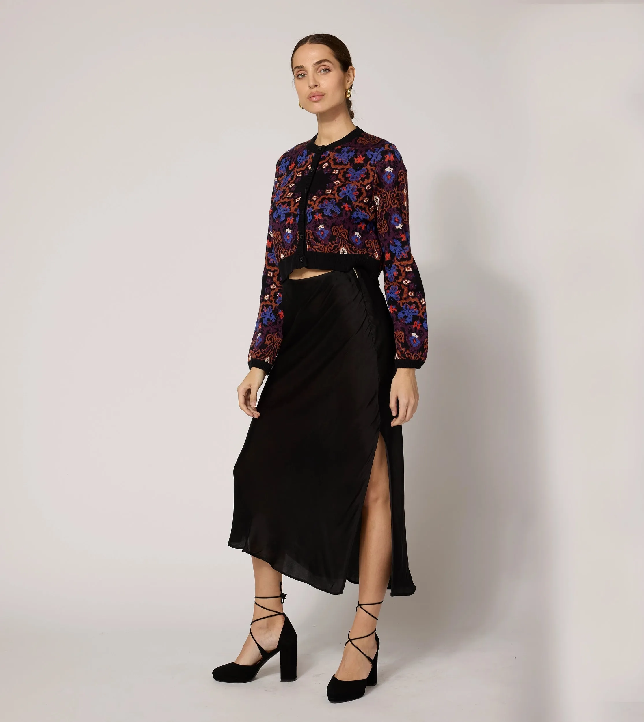 Kinsey Midi Skirt | Black