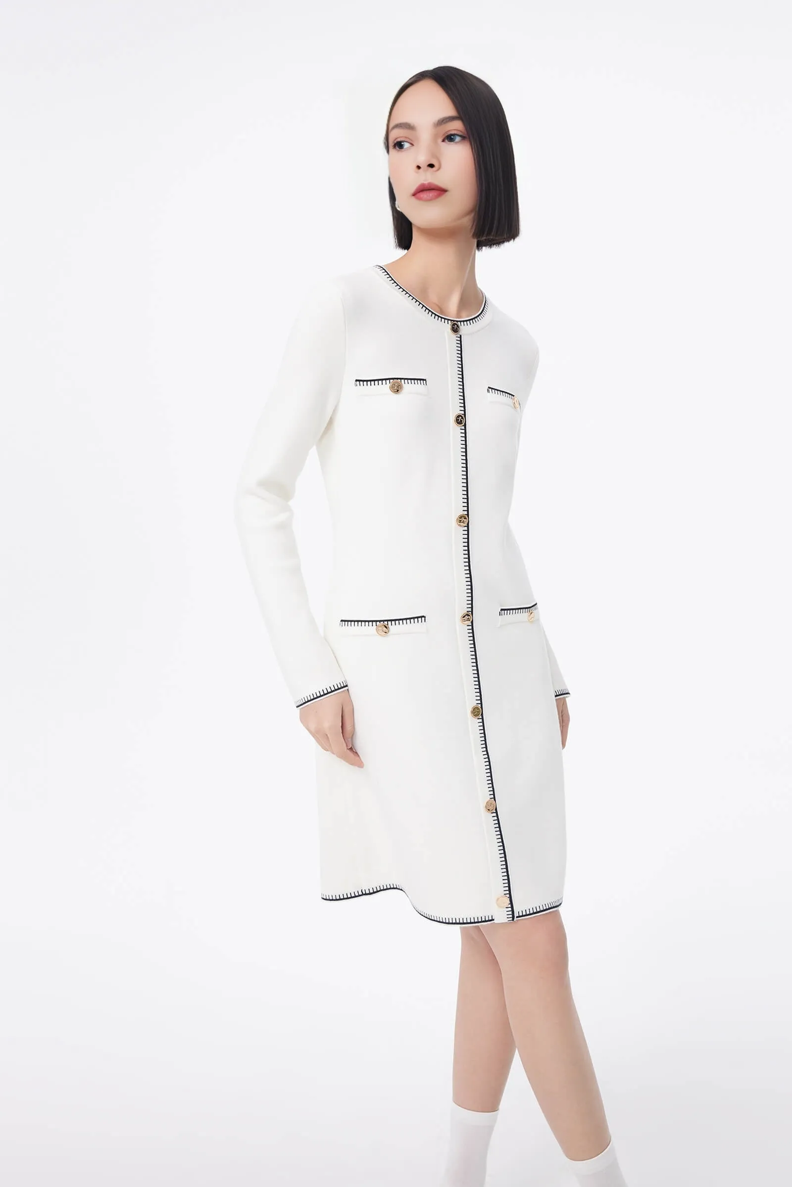 LILY Petite Elegance Knit Dress