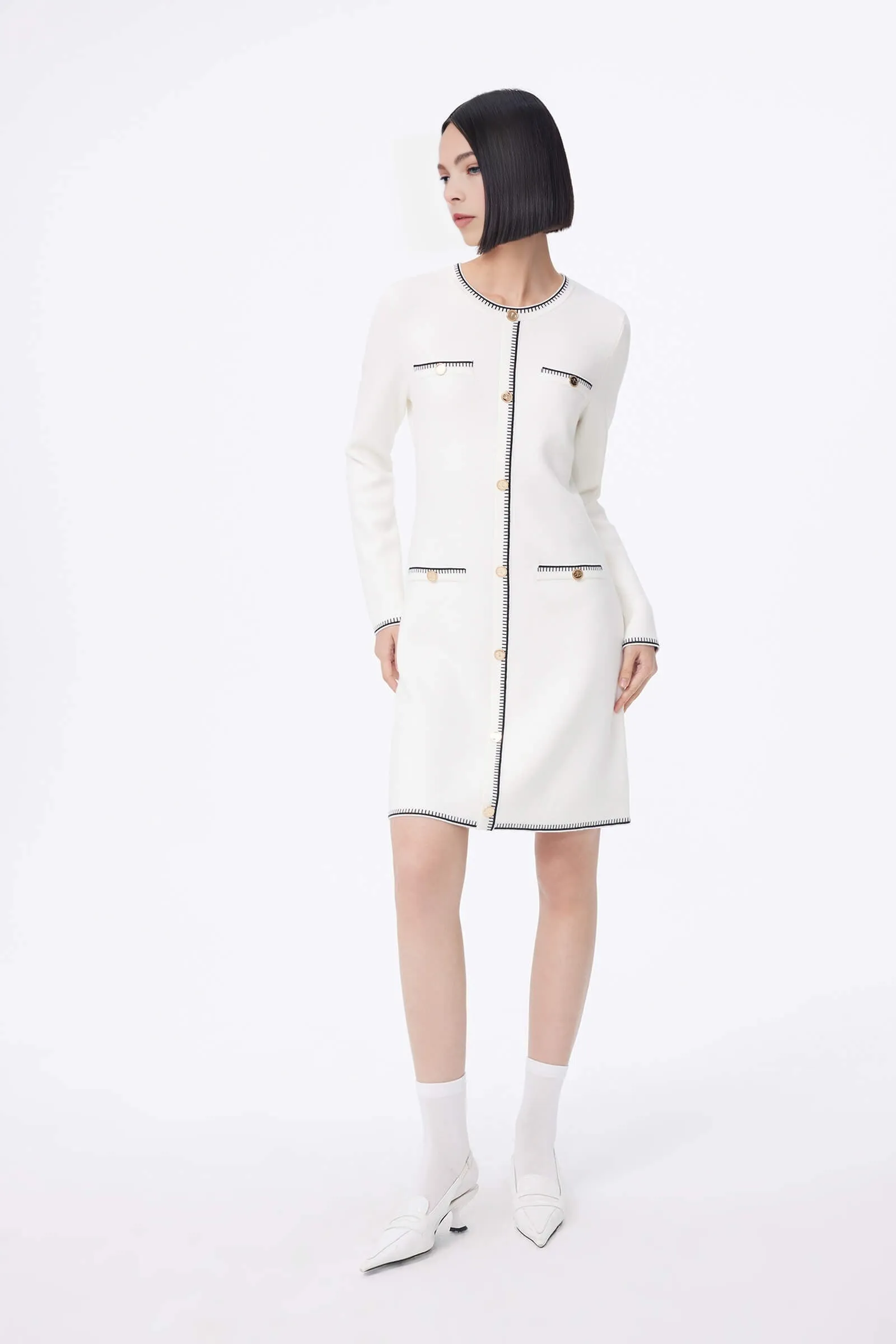 LILY Petite Elegance Knit Dress