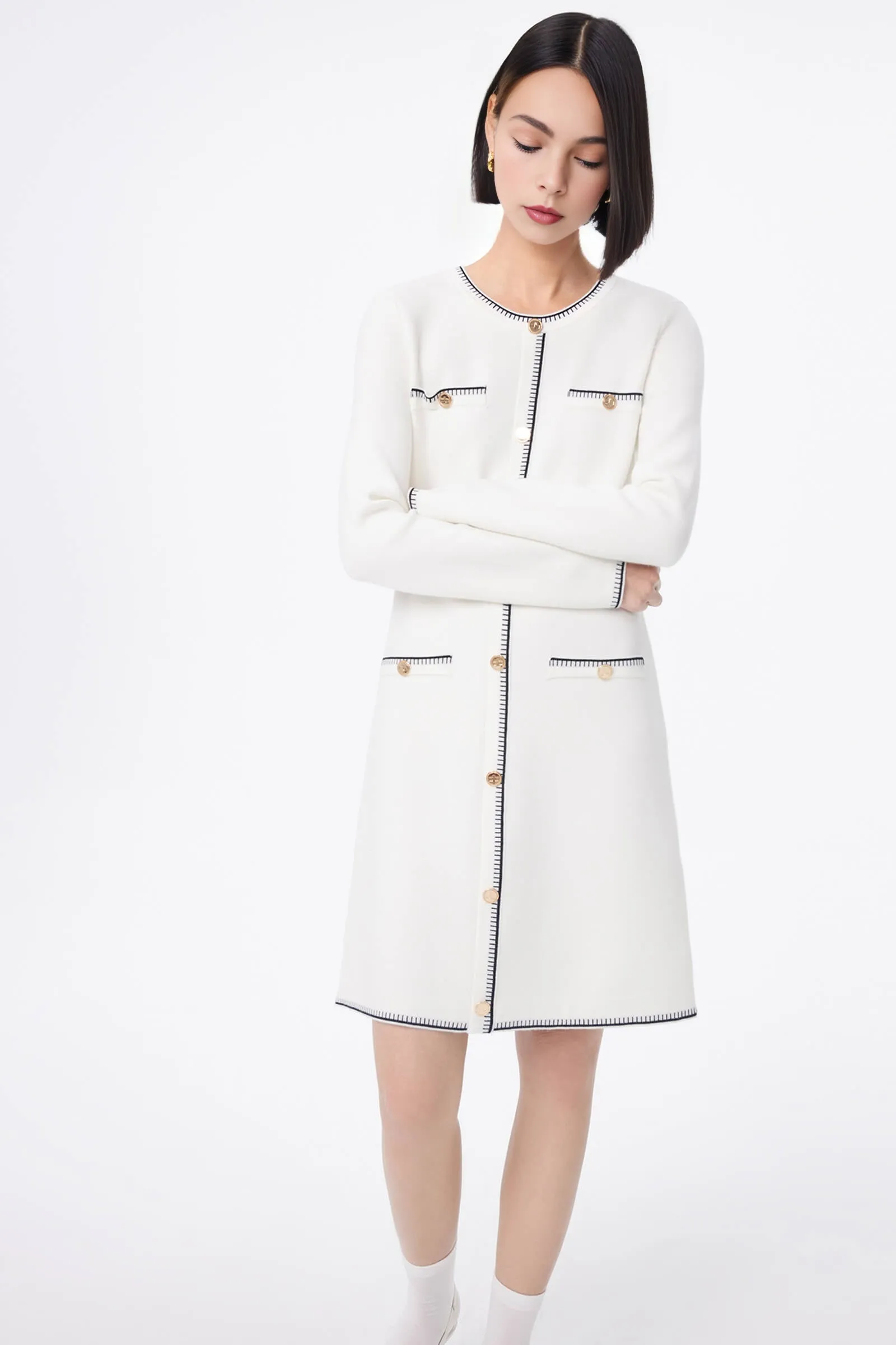 LILY Petite Elegance Knit Dress