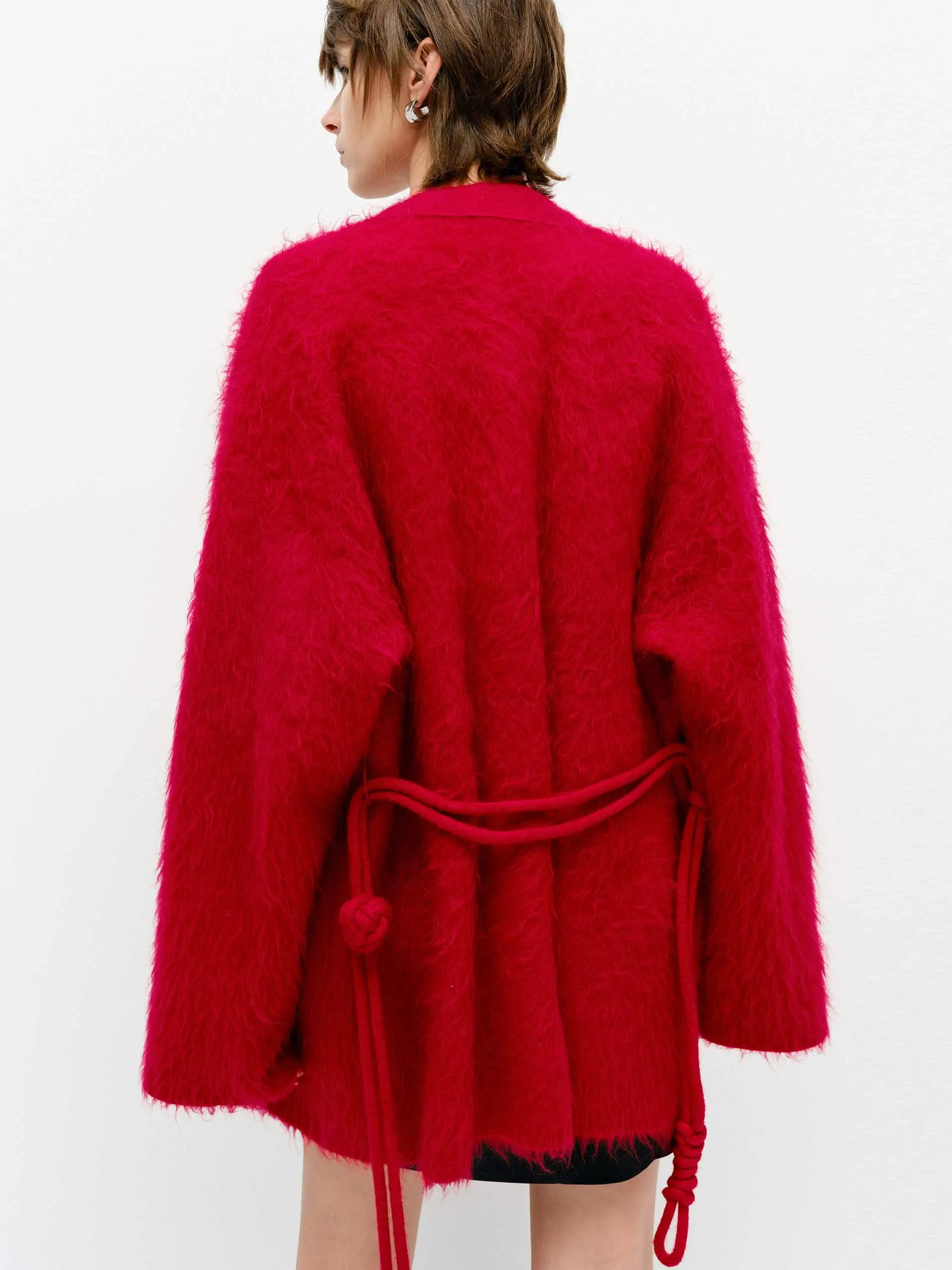 Loose Brushed Cardigan