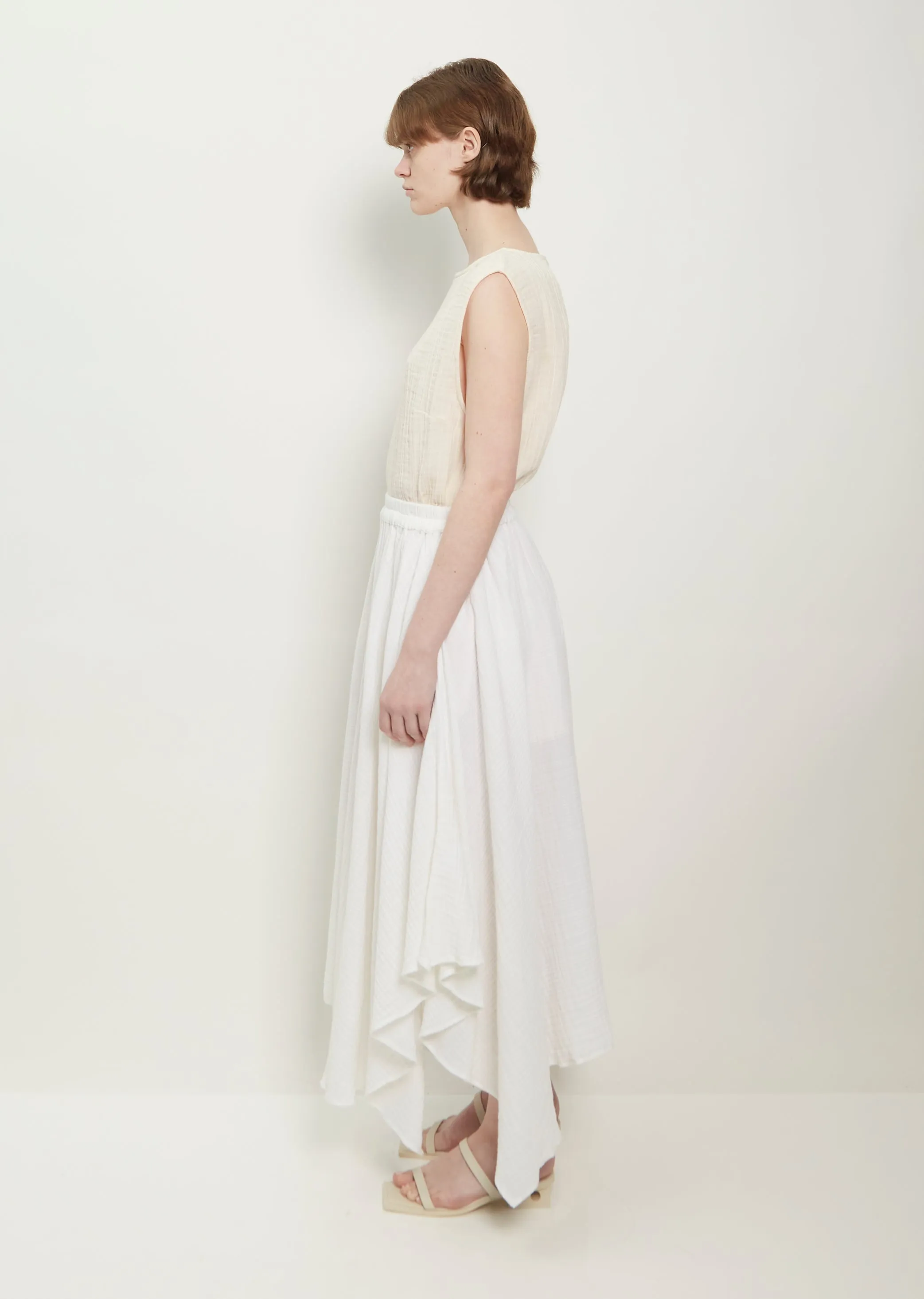 Lulu Double Cloth Cotton Handkerchief Skirt