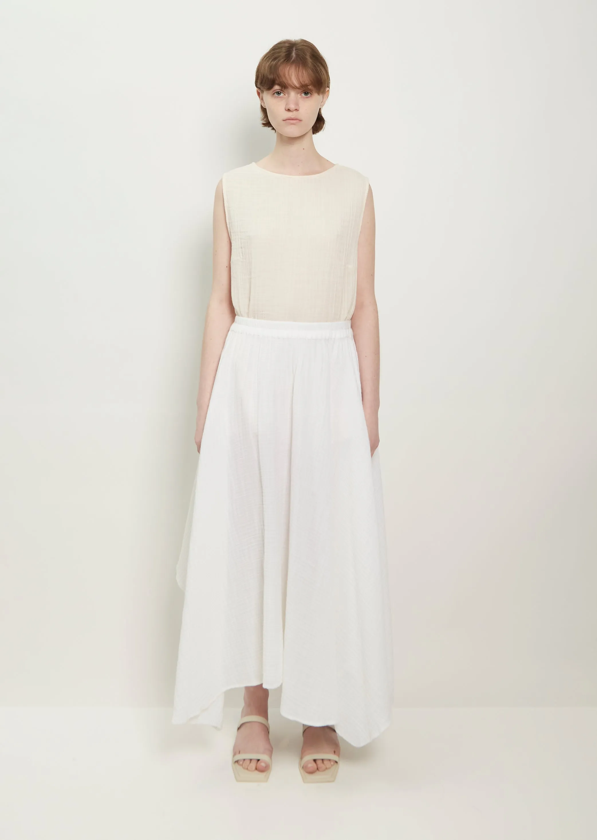 Lulu Double Cloth Cotton Handkerchief Skirt