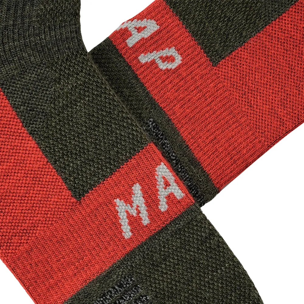 MAAP Alt Road Trail Socks - Olive/Mars