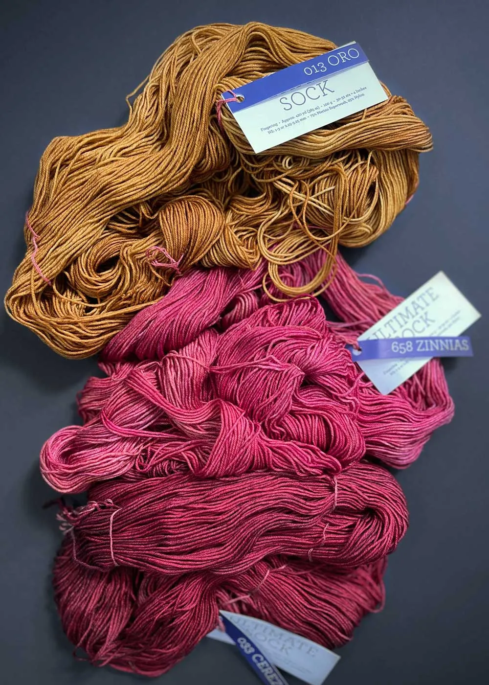 Malabrigo Ultimate Sock. 4ply Merino, Cereza