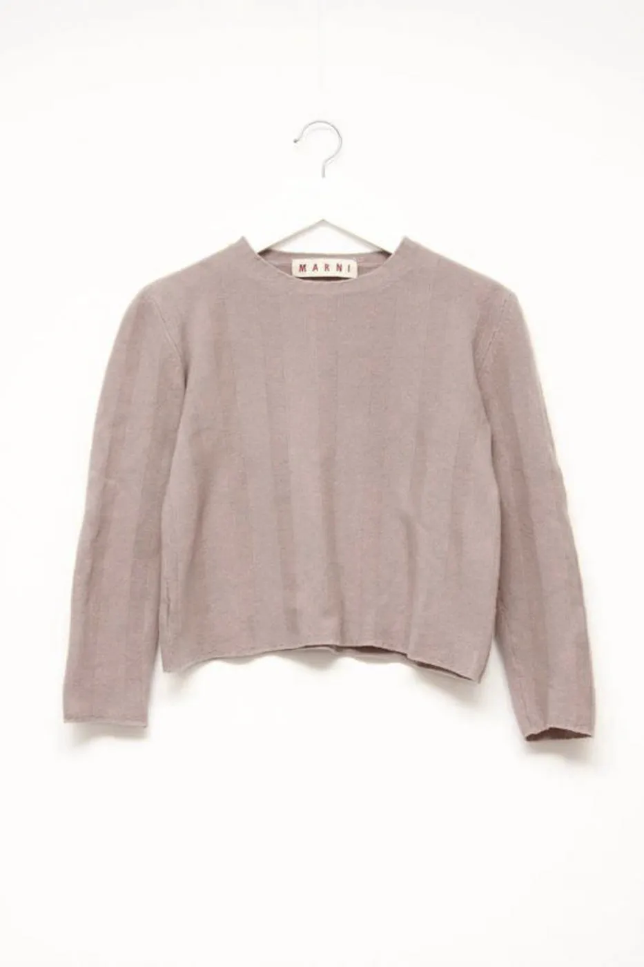 MARNI VINTAGE CASHMERE CROPPED JUMPER