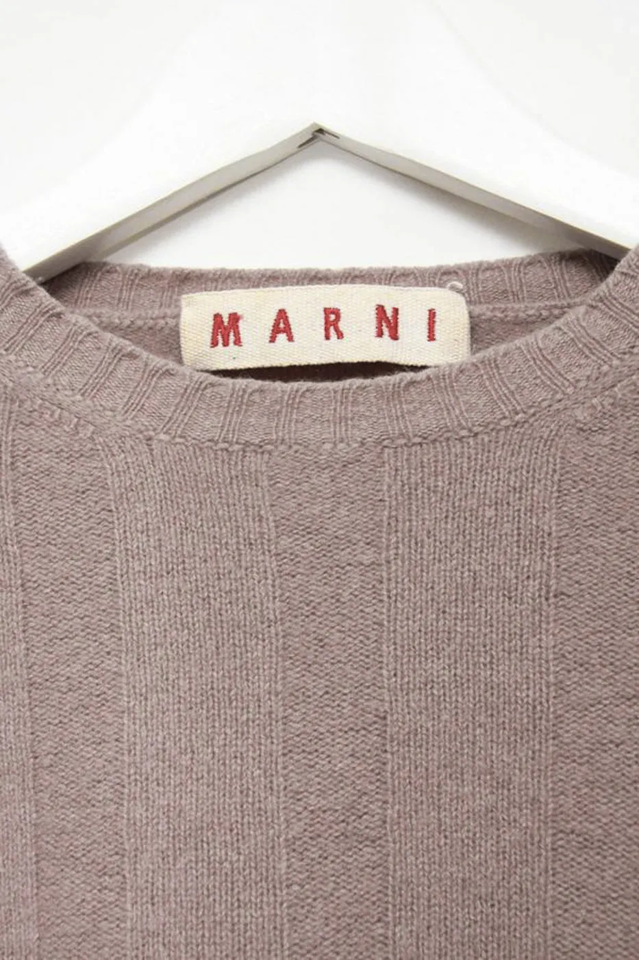 MARNI VINTAGE CASHMERE CROPPED JUMPER