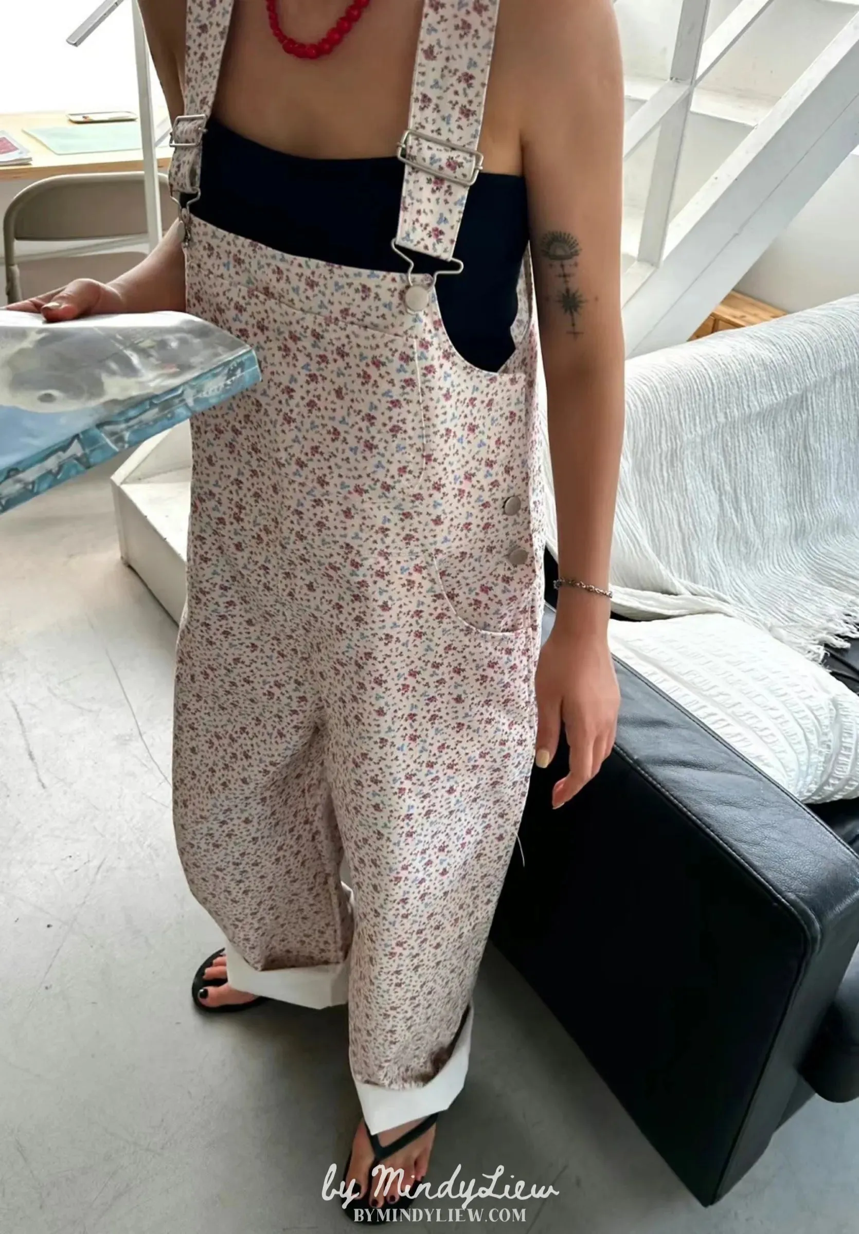 ML23950 Floral Jumpsuits